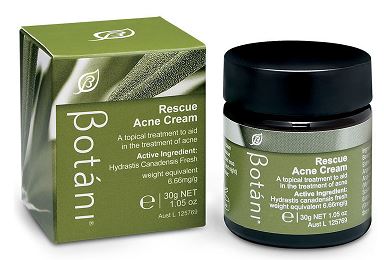 Kem giảm mụn hữu cơ Botáni Rescue Acne Cream 30g xuất xứ Úc