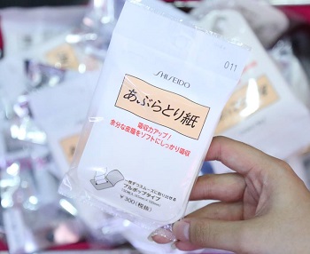 Giấy thấm dầu Shiseido Nhật Bản