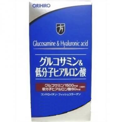 Viên bổ khớp glucosamin Orihiro & Hyaluronic 432 viên