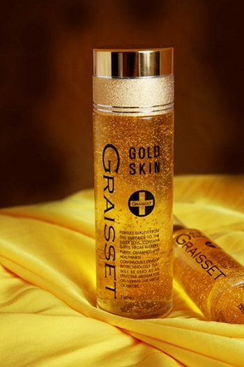 Nước hoa hồng tinh chất vàng Graisset Gold Skin 130ml