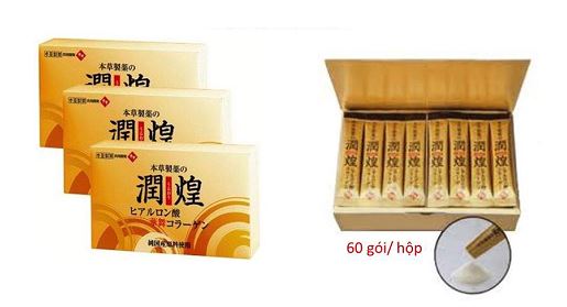 Collagen Hanamai Gold vàng hộp 60 gói chính hãng Nhật Bản