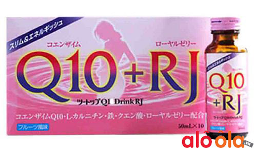 Thực phẩm bổ sung dưỡng chất Two Top Q10 Drink RJ của Nhật