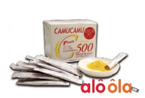 Thực phẩm giúp giảm ho đau họng Amucamu C500 Pplus 90 gói