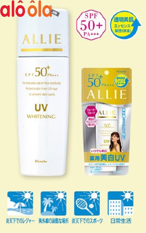 Kem chống nắng Kanebo Allie Extra UV Protector Whitening 