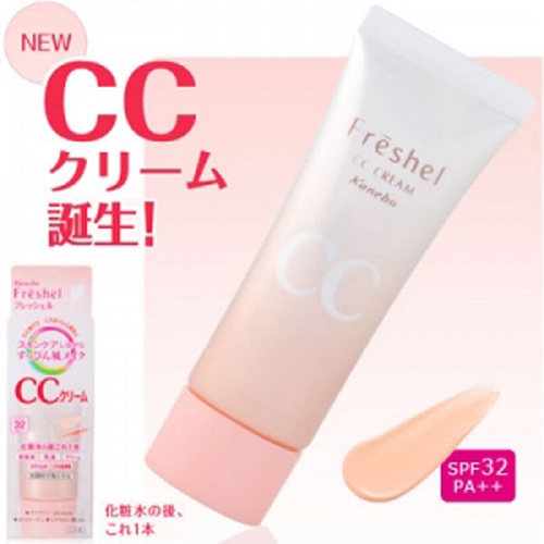 Kem trang điểm CC Kanebo Freshel CC cream SPF 32 PA++ Nhật Bản