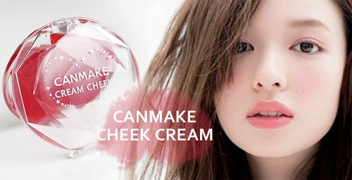Phấn má hồng Canmake Cream Cheek Nhật Bản – Khuôn mặt trắng hồng rạng 