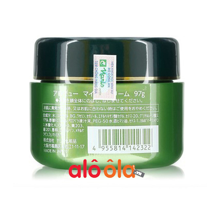 Thành phần từ thiên nhiên an toàn cho da của kem dưỡng đêm naris alodrew mild cream japan