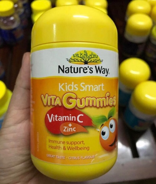 Kẹo dẻo Kid Smart Vita Gummies bổ sung Vitamin C và Kẽm cho bé