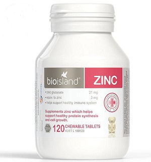 Viên hỗ trợ bổ sung kẽm Bio Island Zinc