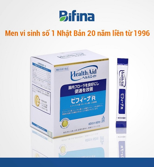 Bifina men vi sinh số 1 tại Nhật Bản