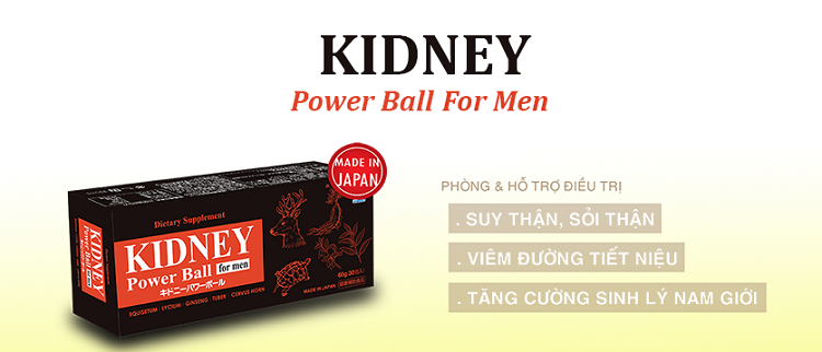 viên uống dưỡng thận kidney power ball Nhật Bản