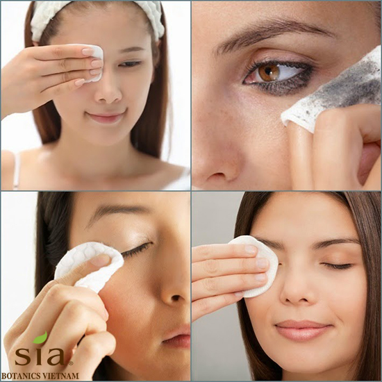 Cách sử dụng miếng tẩy trang vùng da mắt nhạy cảm eye makeup removing pads