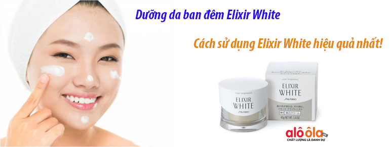 Kem dưỡng da đêm Shiseido Elixir White Reset Brightenist 40g