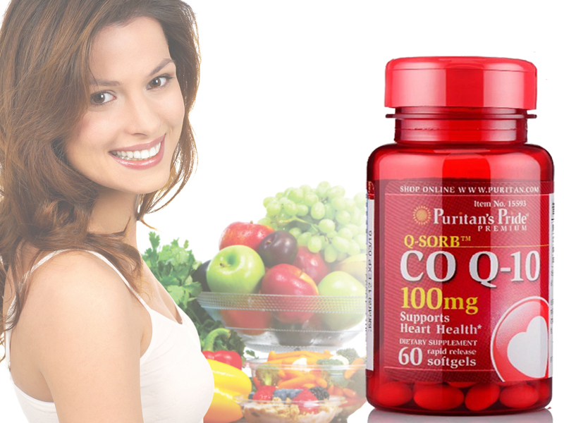 Viên uống hỗ trợ tim mạch puritan's pride coq10 hộp 60 viên- cho bạn trái tim khỏe 