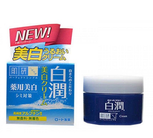 Kem dưỡng trắng da Rohto Hadalabo Shirojun Medicated Whitening Cream 50g