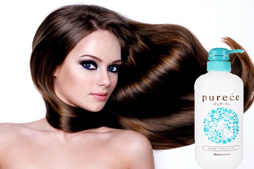 Dầu gội Naris Purece Mild Hair Shampoo LS 550ml Nhật Bản