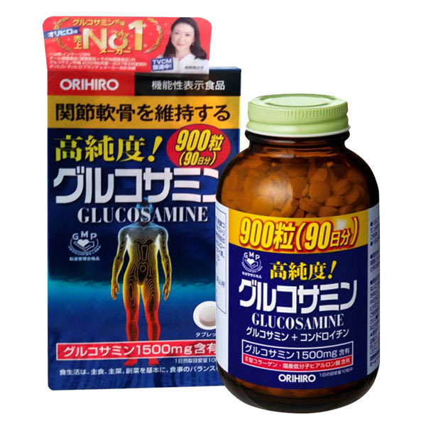Viên bổ xương khớp Glucosamine 1500mg 900 viên Orihiro - Tốt cho sức khoẻ xương khớp