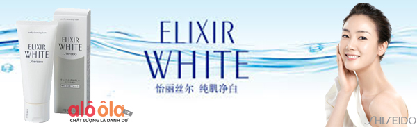 Sữa rửa mặt làm trắng da Elixir White Shiseido Purify Cleansing Foam 145gr của Nhật