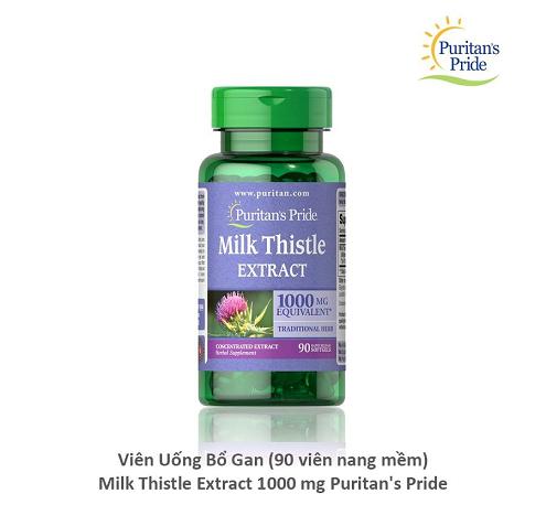 bổ gan Milk Thistle Extract 1000mg 90 viên 
