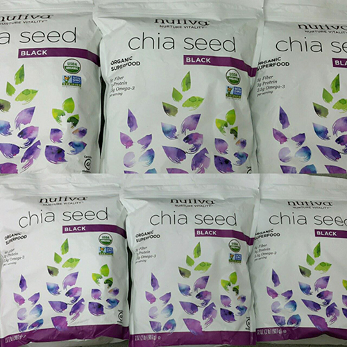 Bao bì mới  của hạt Chia seed nutiva 