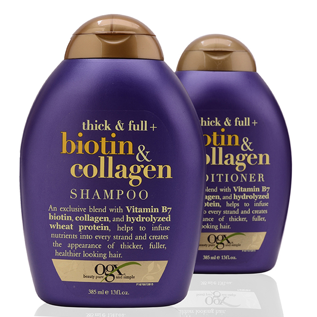 Bộ dầu gội - dầu xả dưỡng tóc chắc khỏe, mềm mượt Biotin & Collagen Mỹ