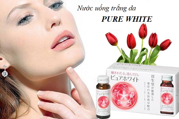 collagen shiseido pure white làm trắng da