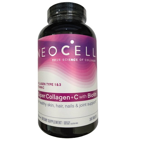 Super Collagen +C with Biotin Neocell 360 viên