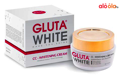 kem dưỡng trắng da ban ngày gluta white cc whitening cream