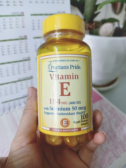 Vitamin E400 IU Natural Puritans Pride 100 Viên