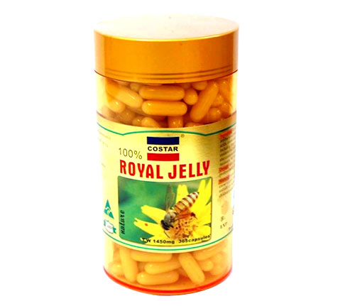 Sữa ong chúa costar royal jelly Của ÚC 1450 mg hộp 365 viên