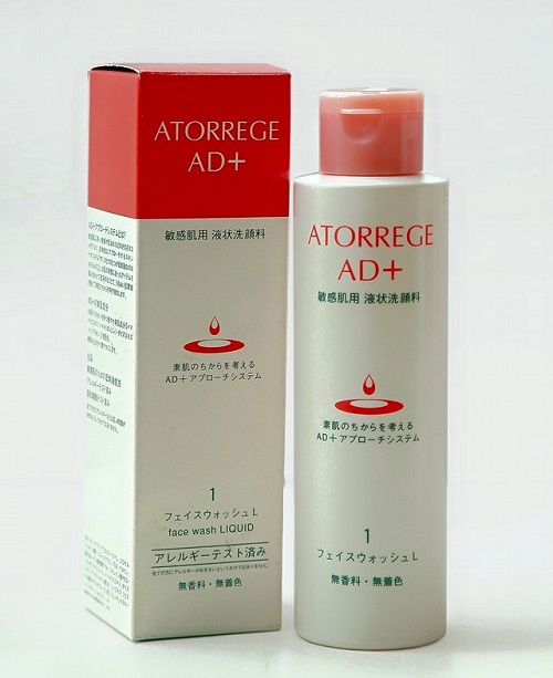 sữa rửa mặt atorrege ad+ face wash liquid 150ml