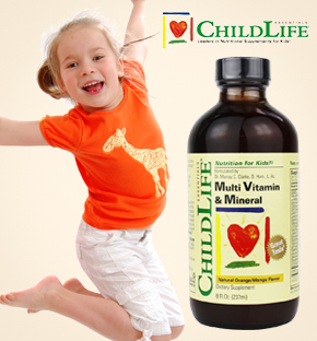 Multivitamin & Mineral Childlife vitamin tổng hợp cung cấp dinh dưỡng thiết yếu cho trẻ từ 6 đến 12 tháng tuổi