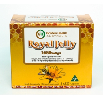 Sữa ong chúa Golden Health Royal Jelly 1680mg hộp 2 lọ