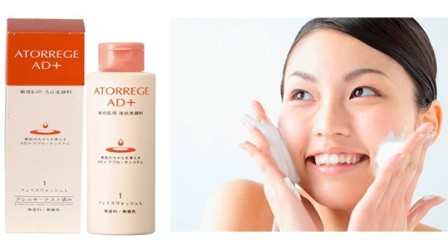 Sữa rửa mặt Nhật Bản Atorrege AD+ Face Wash Liquid 150ml (L) chiết xuất hoàn toàn từ tự nhiên