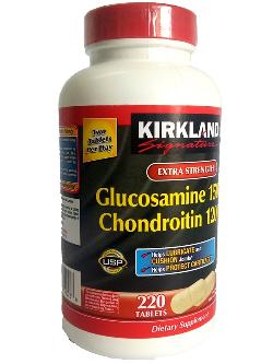 Tìm hiểu tác dụng của glucosamine 1500mg&chondroitin 1200mg kirkland 220 viên