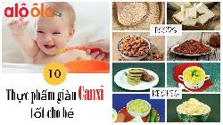 10+ Thực phẩm bổ sung canxi cho bé tốt nhất