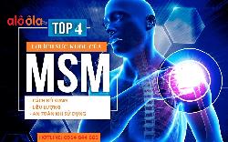 MSM có tác dụng gì? 4 lợi ích của MSM (Methylsulfonylmethane)
