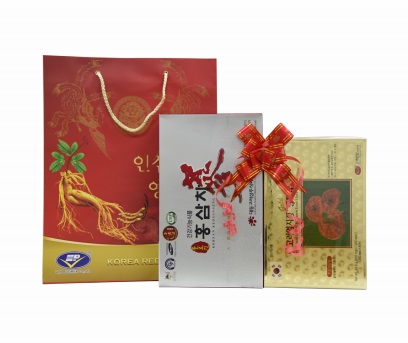 Quà tặng sức khỏe Trà Hồng Sâm – Viên Linh Chi nguyên chất Hàn Quốc