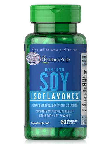 Soy Isoflavones 750 mg Puritan Pride cải thiện nội tiết tố 60 viên