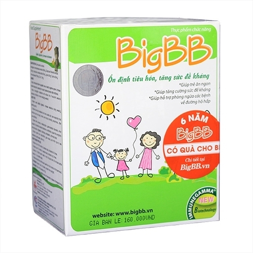 Bigbb mau xanh hỗ trợ tiêu hóa tăng cường sức khỏe cho bé
