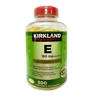 Kirland Vitamin E 400 IU - Viên Uống Bổ Sung Vitamin E Hộp 500 Viên Của Mỹ