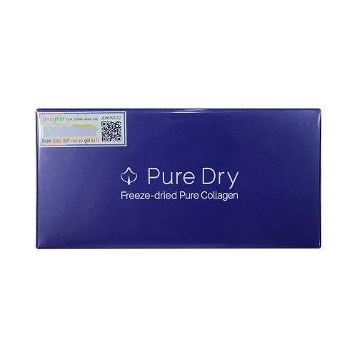 Collagen Pure Dry Freeze-dried hộp 7 ống - Collagen đông khô nhập khẩu