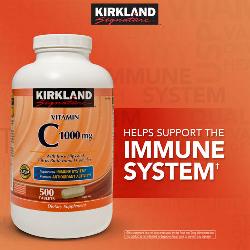 Vitamin C 1000mg Kirkland – Viên Bổ Sung Vitamin C Hộp 500 Viên Của Mỹ