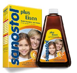 Sanostol Plus Eisen 6 Vitamin tổng hợp dạng nước của Đức dành cho trẻ em từ 6 tuổi trở lên
