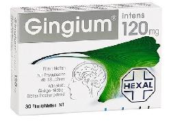 Viên uống bổ não tăng cường trí nhớ Gingium 120mg của Đức