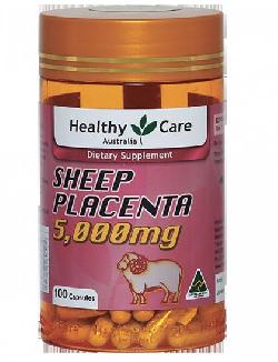 Nhau thai cừu Sheep Placenta Healthy Care 5000mg 100 viên của Úc