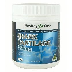 Viên bổ xương khớp Healthy Care Shark Cartilage 750mg 200 viên