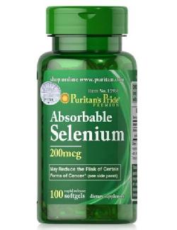 Absorbable Selenium 200 mcg Puritan Pride hỗ trợ điều trị ung thư