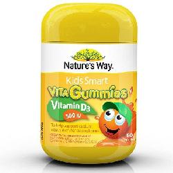 Vita gummies natures way vitamin D3 500 iu chắc xương cho bé
