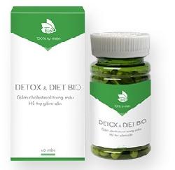 Viên uống giảm cân Detox & Diet Bio lọ 60 viên